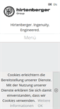 Mobile Screenshot of hirtenberger.com