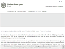Tablet Screenshot of hirtenberger.com